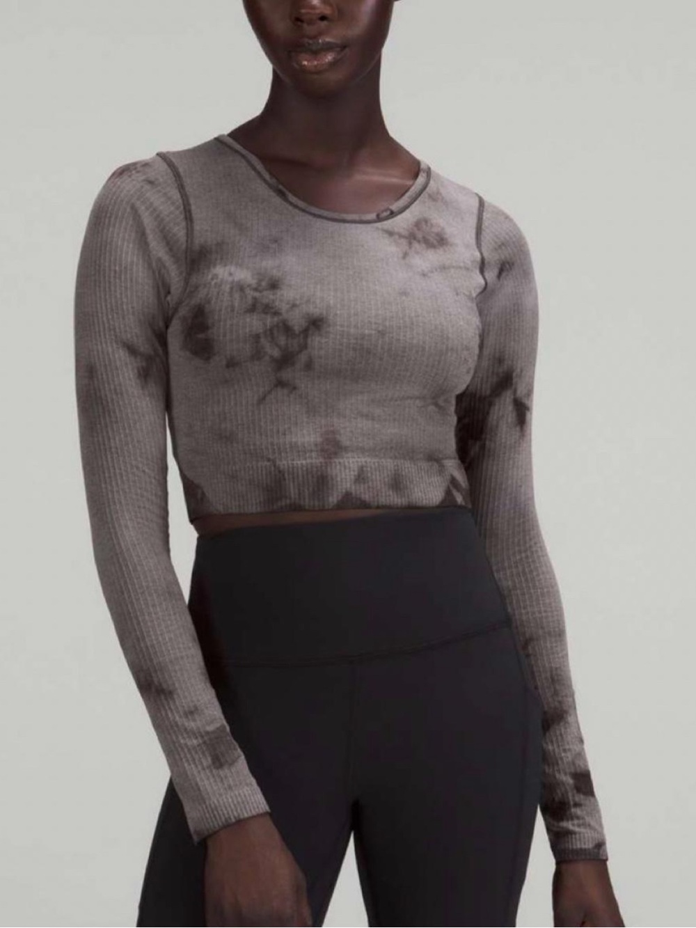 Lululemon Ebb to street crop longsleeve
